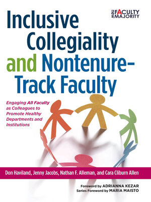 cover image of Inclusive Collegiality and Nontenure-Track Faculty